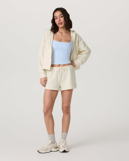 Beach Fleece Zip Up Women's Natural Full-Zip Hoodie - Vuori