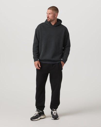 Restore Oversized Hoodie Washed Black - Vuori