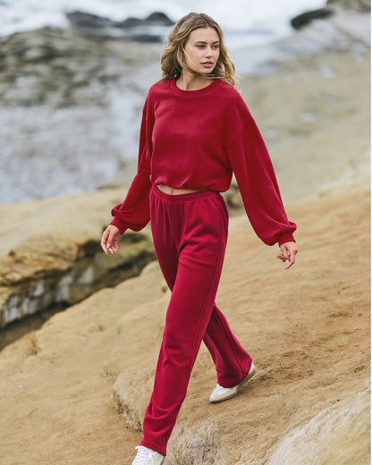 Sedona Bubble Crew Women's Strawberry Pullover Crewneck - Vuori