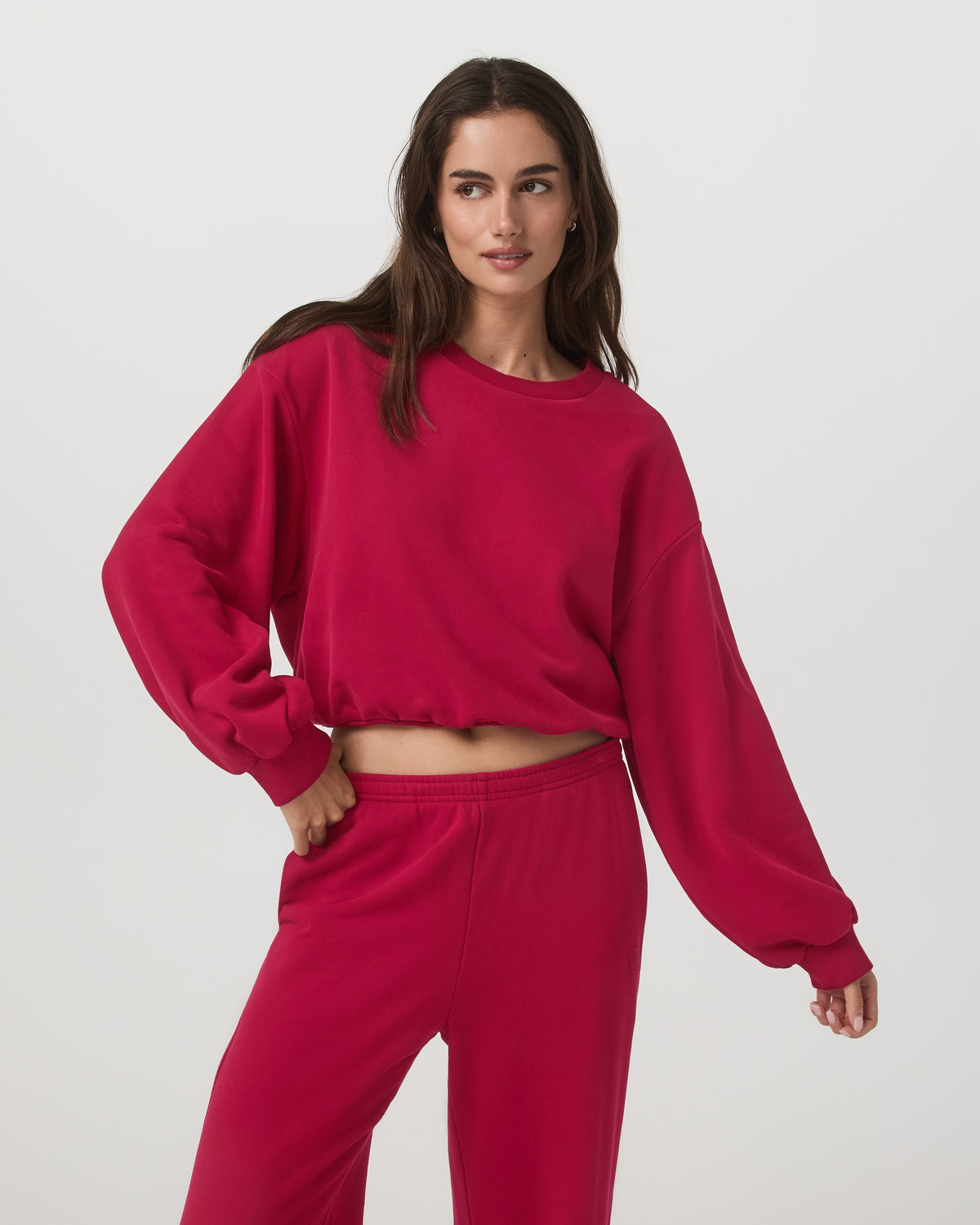 Sedona Bubble Crew Women's Strawberry Pullover Crewneck - Vuori