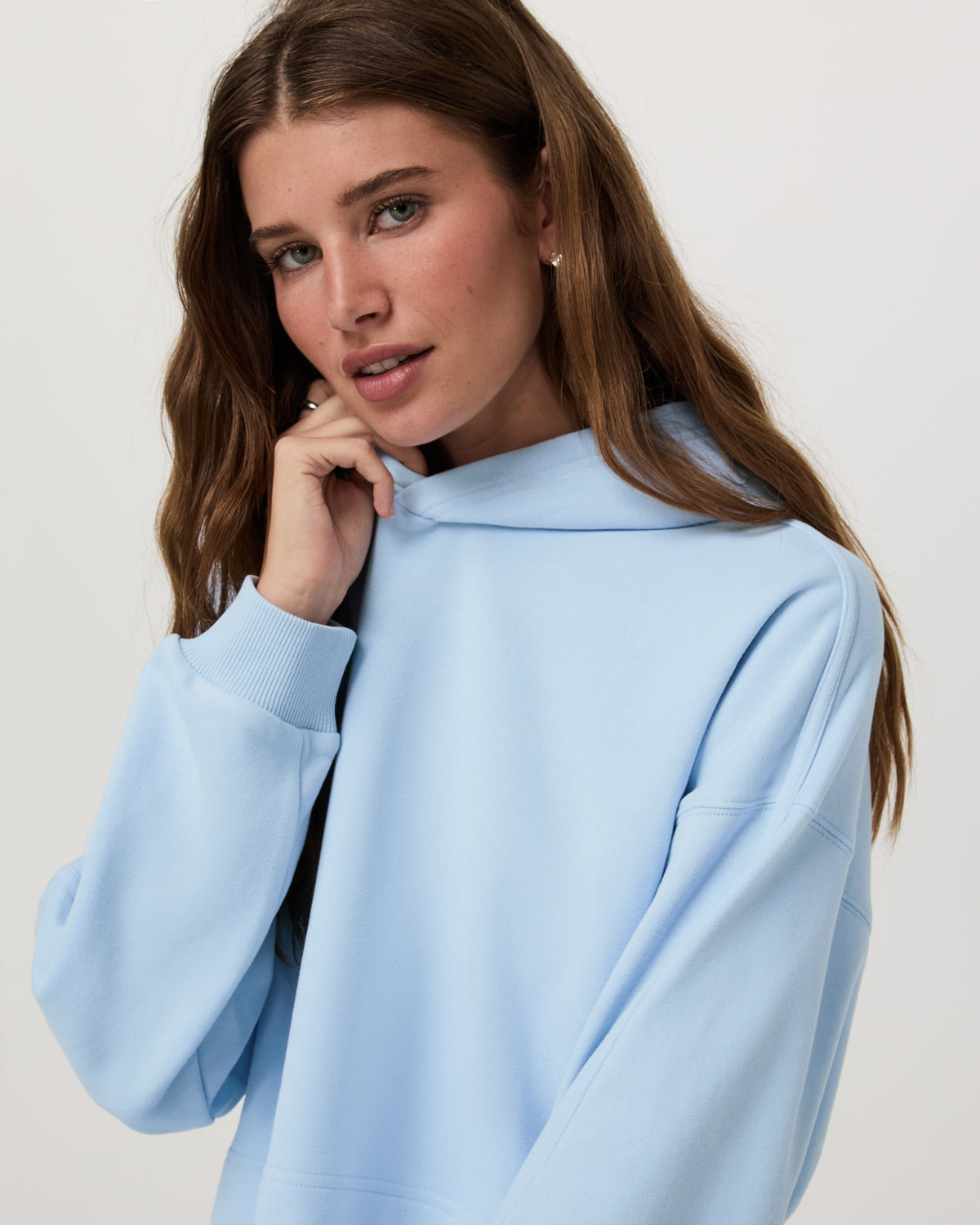 Sedona Pullover Hoodie Women's Crystal Blue Hoodie - Vuori