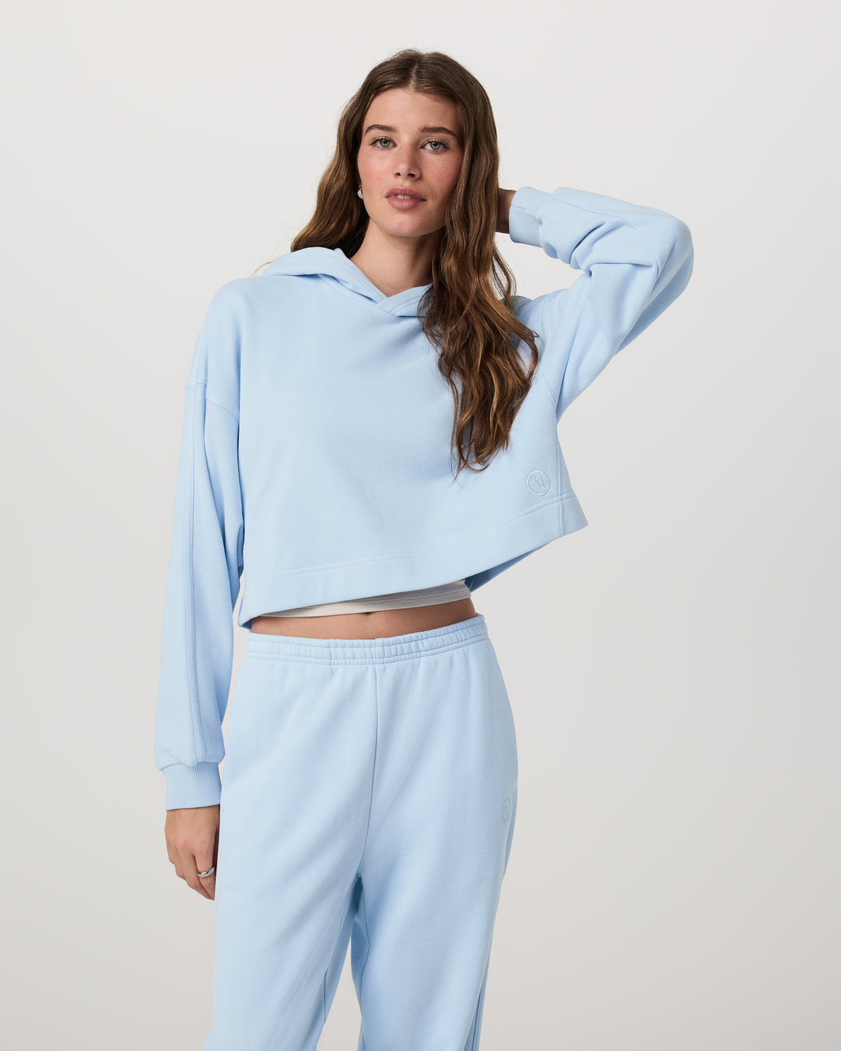 Sedona Pullover Hoodie Women's Crystal Blue Hoodie - Vuori