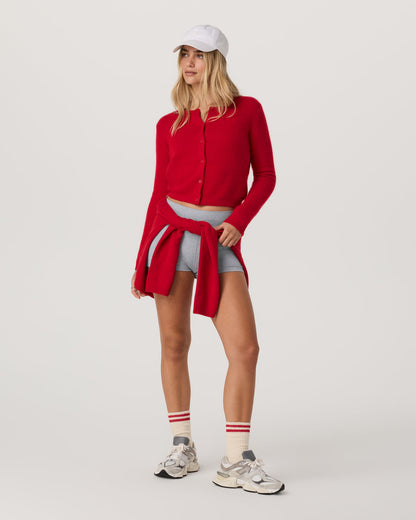 Émilie Cashmere Cardi Women's Cherry Cardi - Vuori