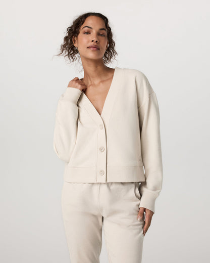 Sedona Cardigan Women's Bone Button-Down Sweater - Vuori
