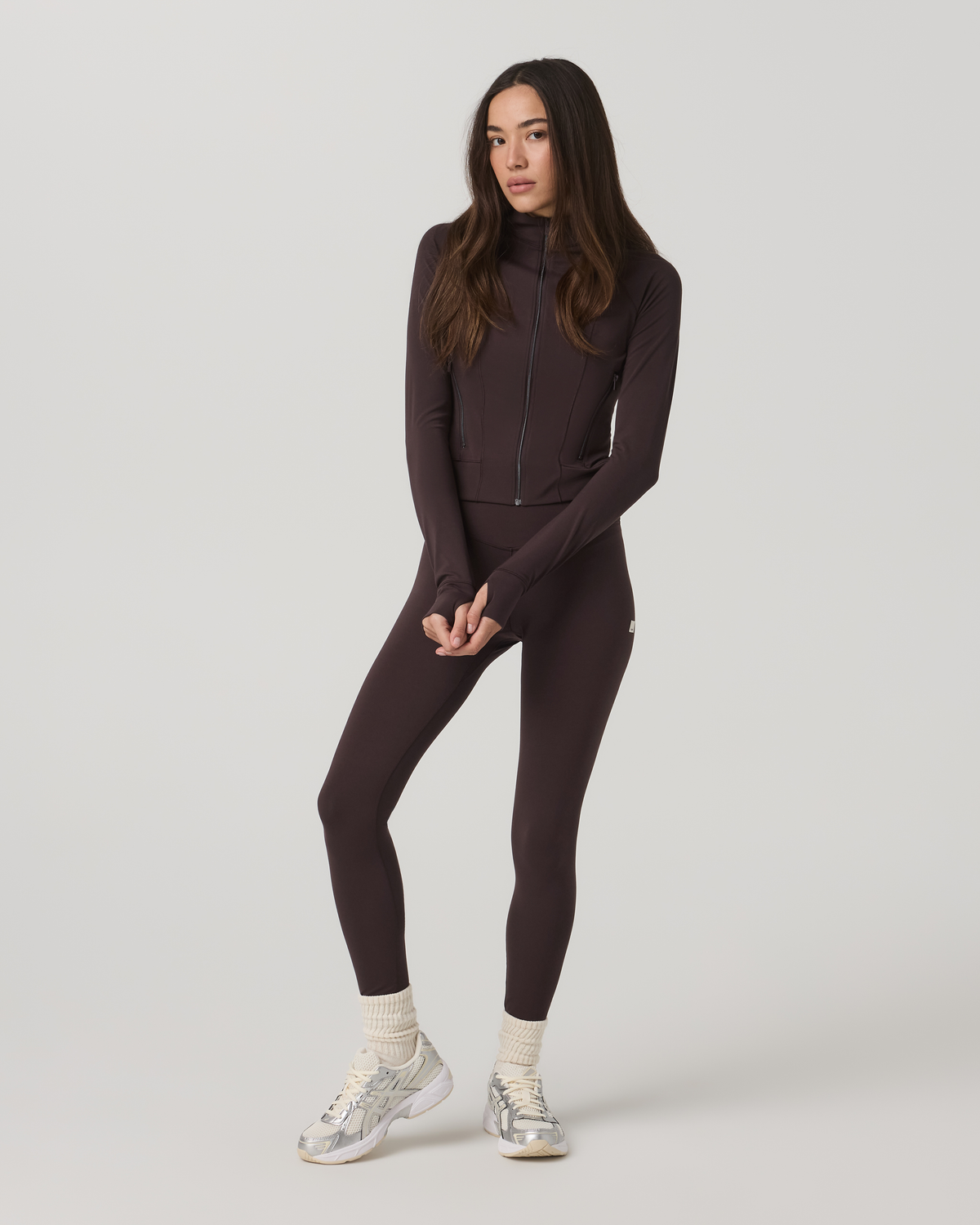 Vuori AllTheForm™ Fitness Jacket Women's French Roast Jacket - Vuori