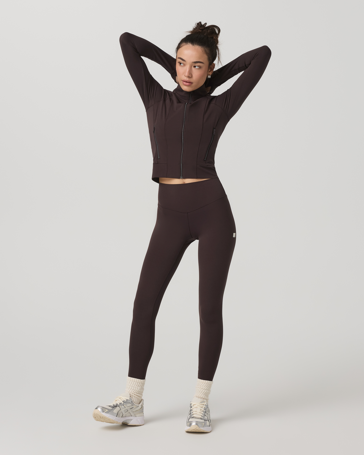 Vuori AllTheForm™ Fitness Jacket Women's French Roast Jacket - Vuori