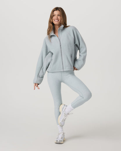 Alpine Jacket Women's Cozy Fleece Jacket in Blue Haze - Vuori