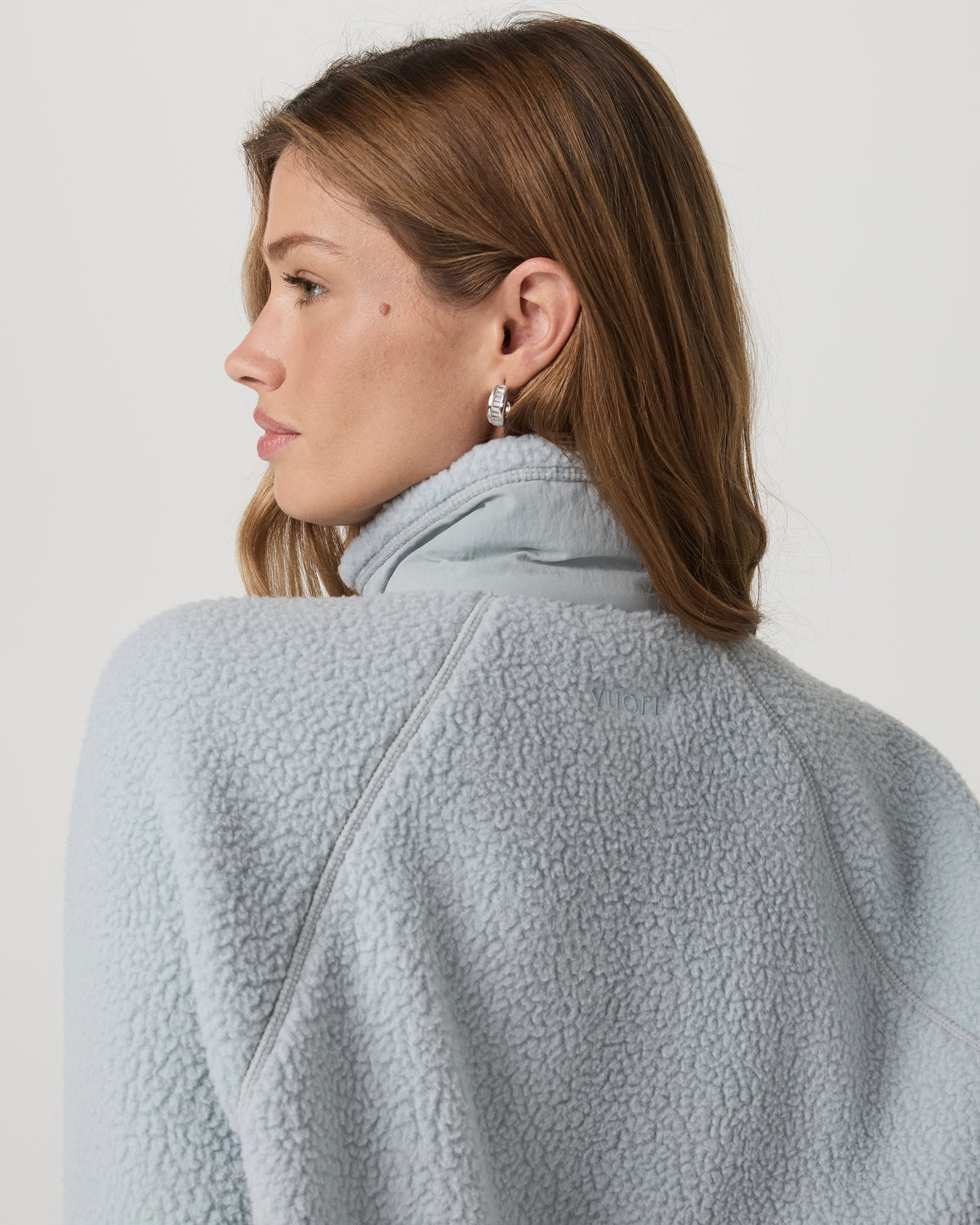 Alpine Jacket Women's Cozy Fleece Jacket in Blue Haze - Vuori
