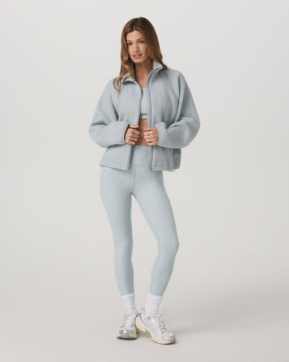 Alpine Jacket Women's Cozy Fleece Jacket in Blue Haze - Vuori