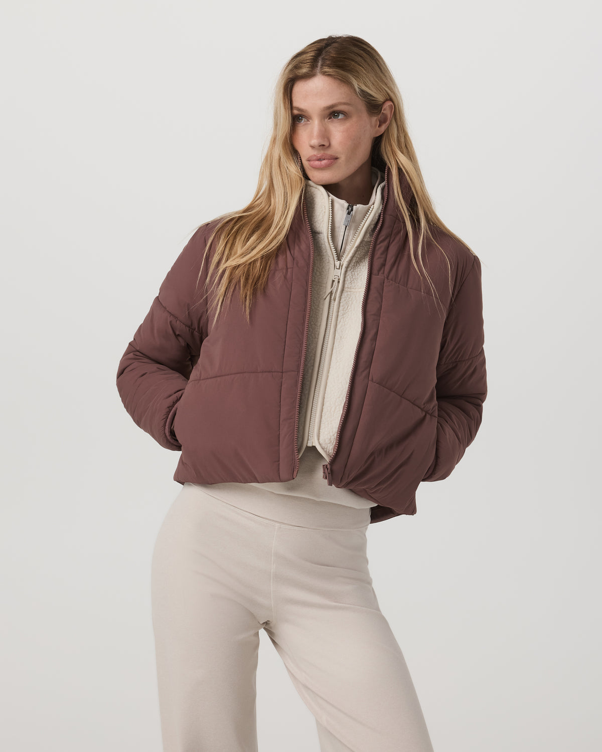 Canyon Insulated Venture Jacket Women's Sable Full-Zip - Vuori