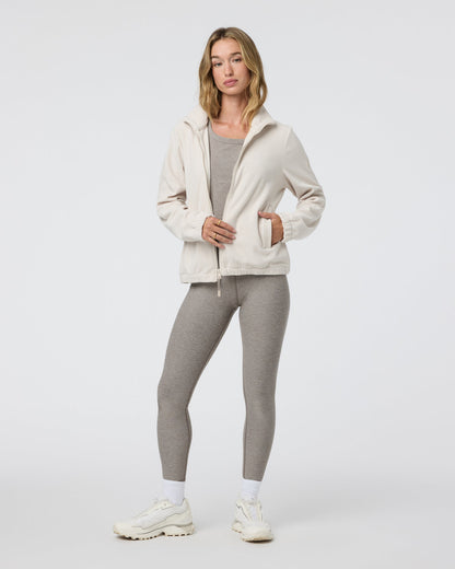 Women's Aspen Full Zip Dune Fleece Pullover - Vuori