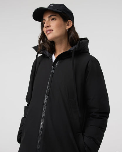 Icelandic Anorak Women's Black Waterproof Jacket - Vuori