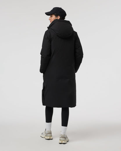 Icelandic Anorak Women's Black Waterproof Jacket - Vuori