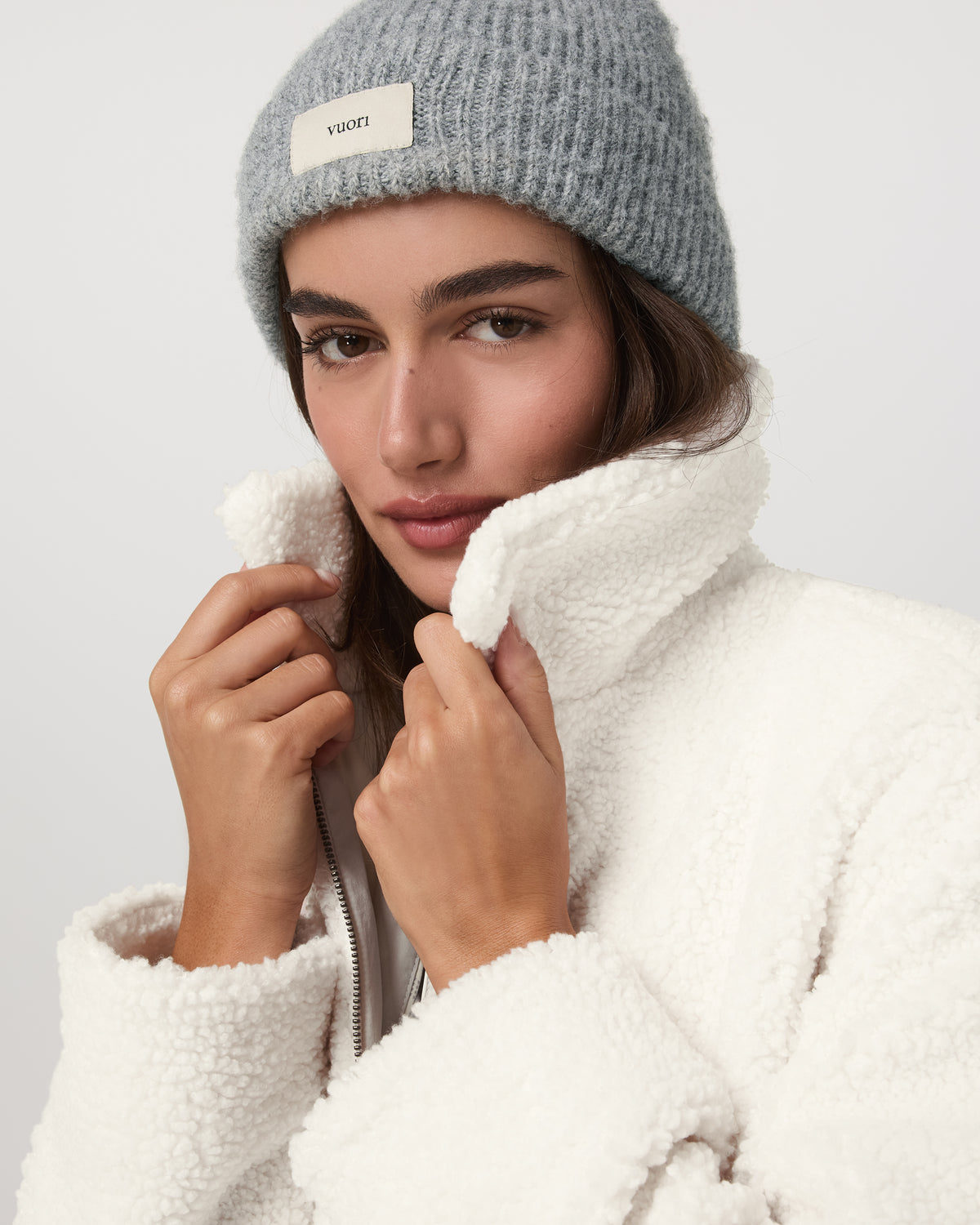 Lou Full Zip Jacket Women's Marshmallow Fleece Jacket - Vuori