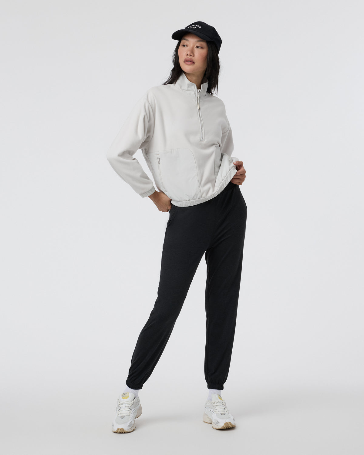 Women's Aspen Half Zip Salt Fleece Pullover - Vuori