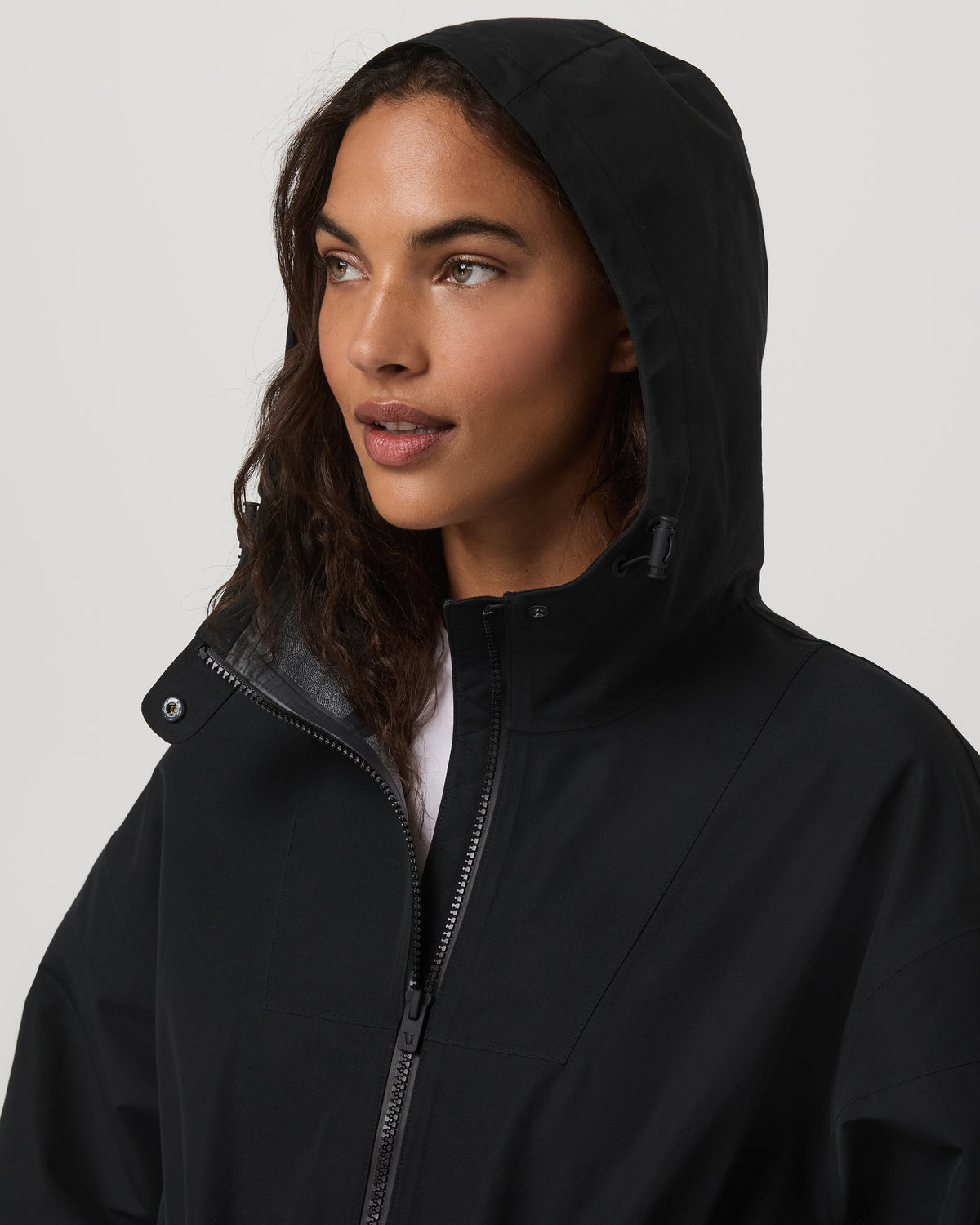 Pfeiffer Rain Jacket Black - Vuori