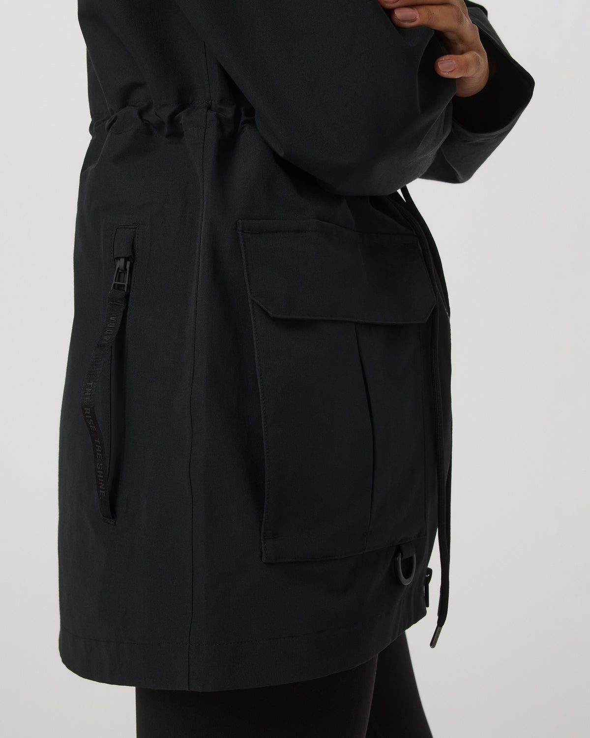 Pfeiffer Rain Jacket Black - Vuori