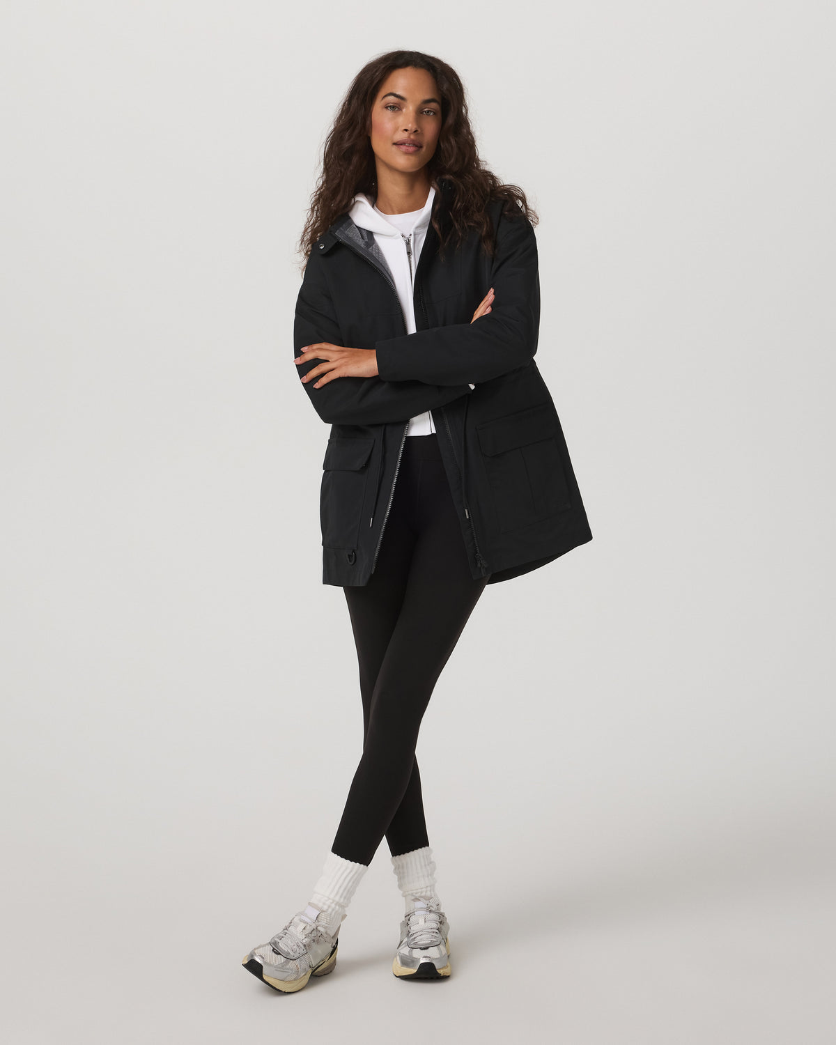 Pfeiffer Rain Jacket Black - Vuori