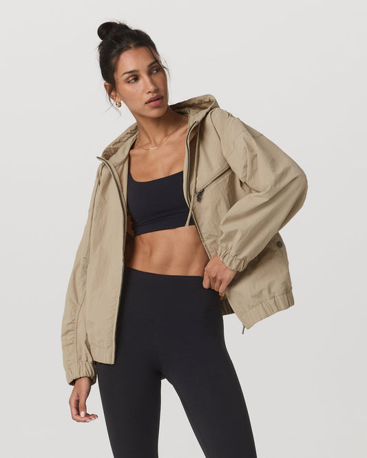 Ventana Jacket Women's Khaki Lifestyle Jacket - Vuori