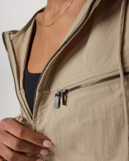 Ventana Jacket Women's Khaki Lifestyle Jacket - Vuori