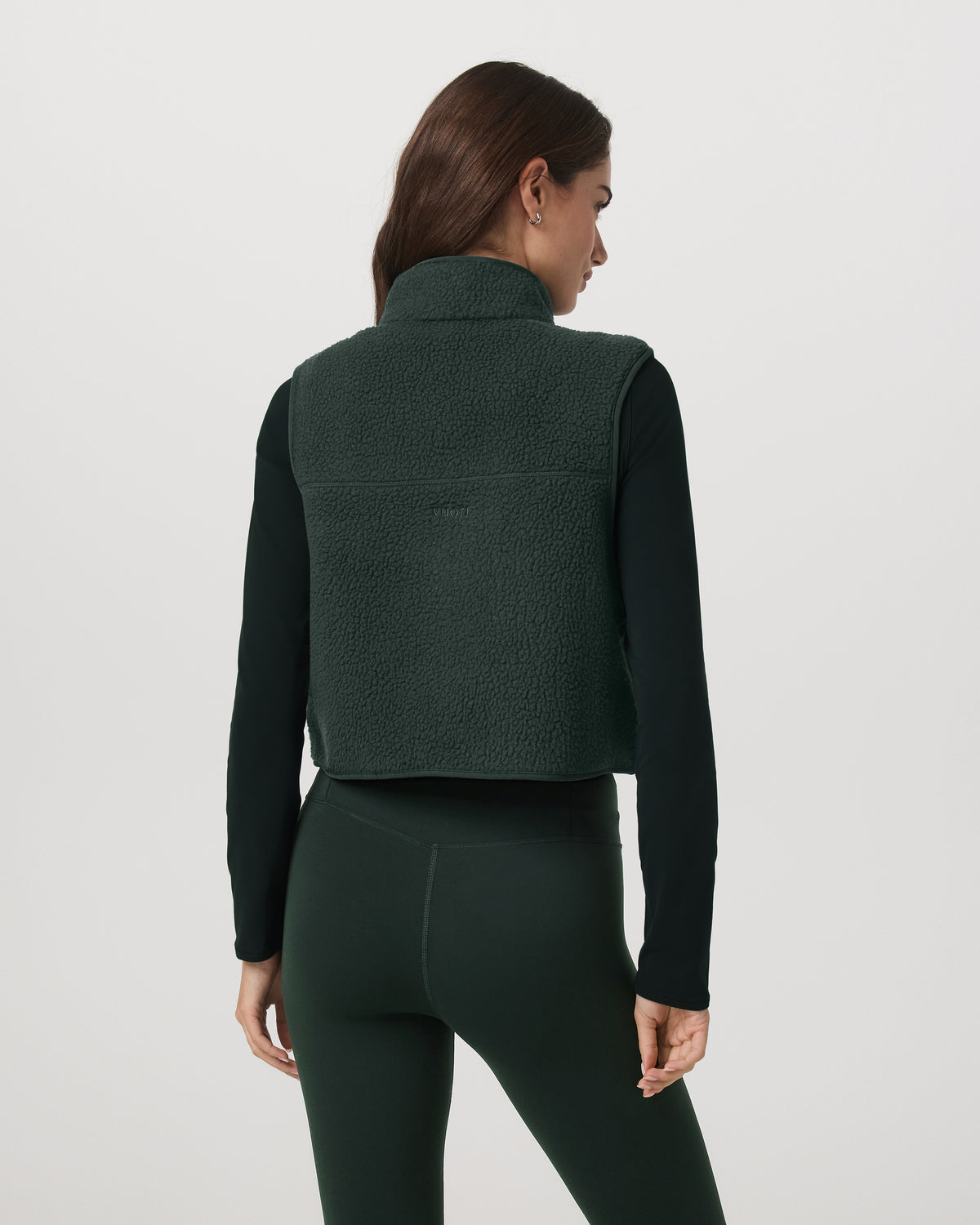 Alpine Vest Women's Evergreen Fleece Vest - Vuori