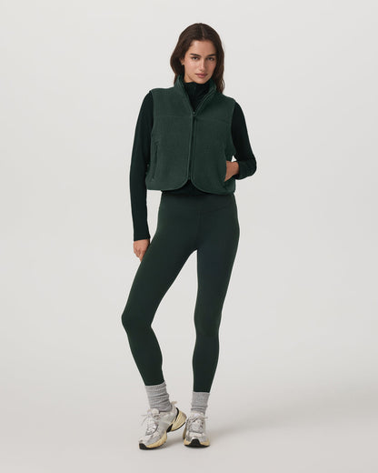 Alpine Vest Women's Evergreen Fleece Vest - Vuori