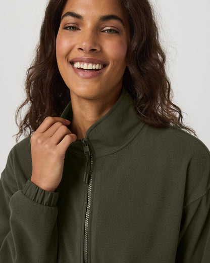 Women's Aspen Half Zip Women's Olive Pullover - Vuori