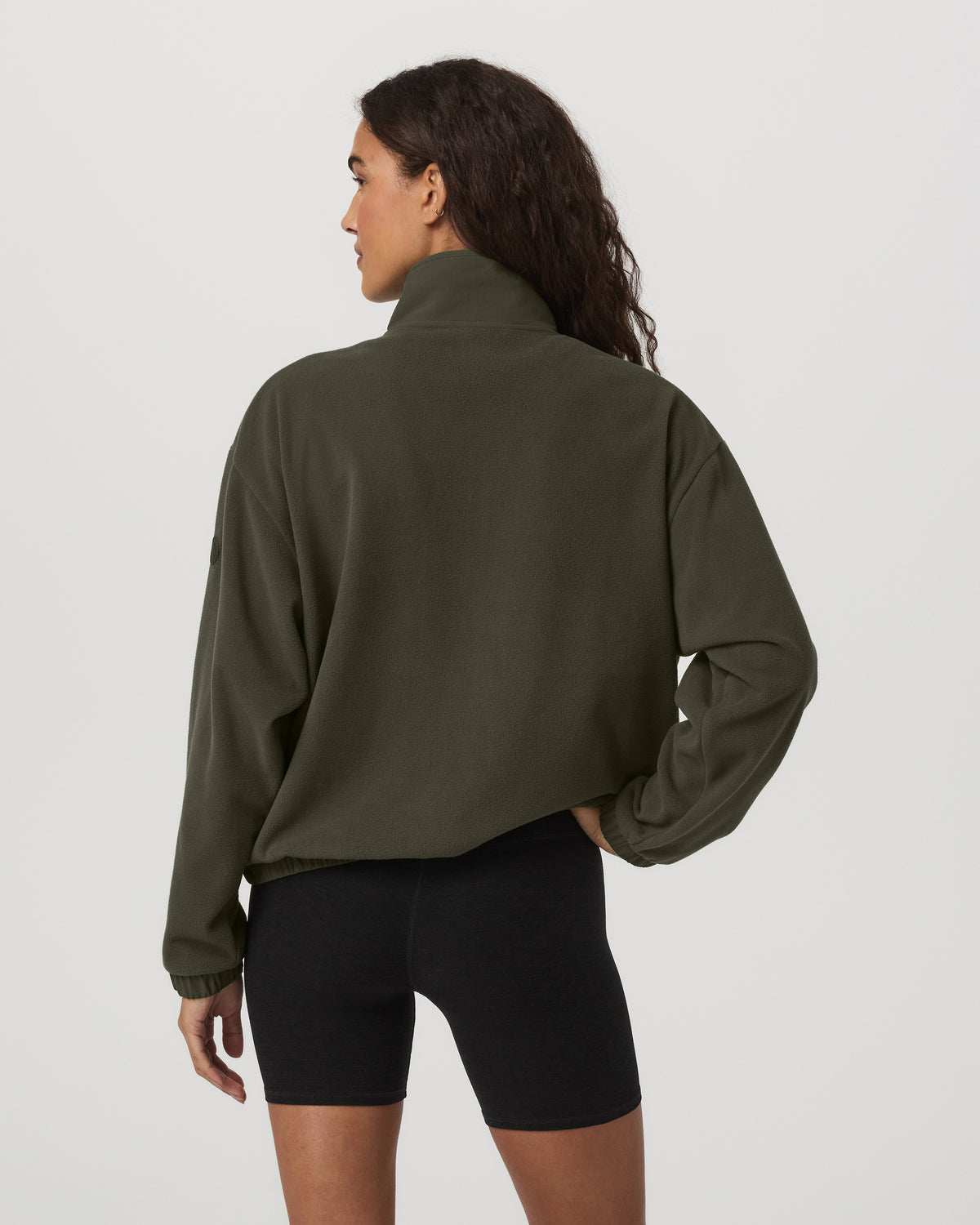 Women's Aspen Half Zip Women's Olive Pullover - Vuori