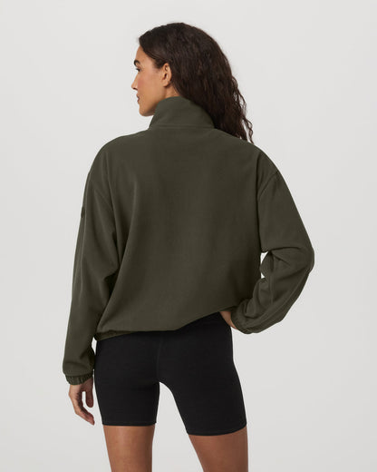 Women's Aspen Half Zip Women's Olive Pullover - Vuori