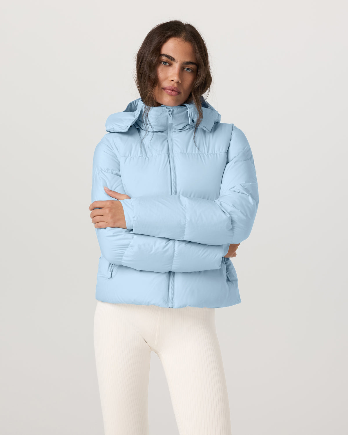 Alta Down Jacket Women's Crystal Blue Puffer Jacket - Vuori