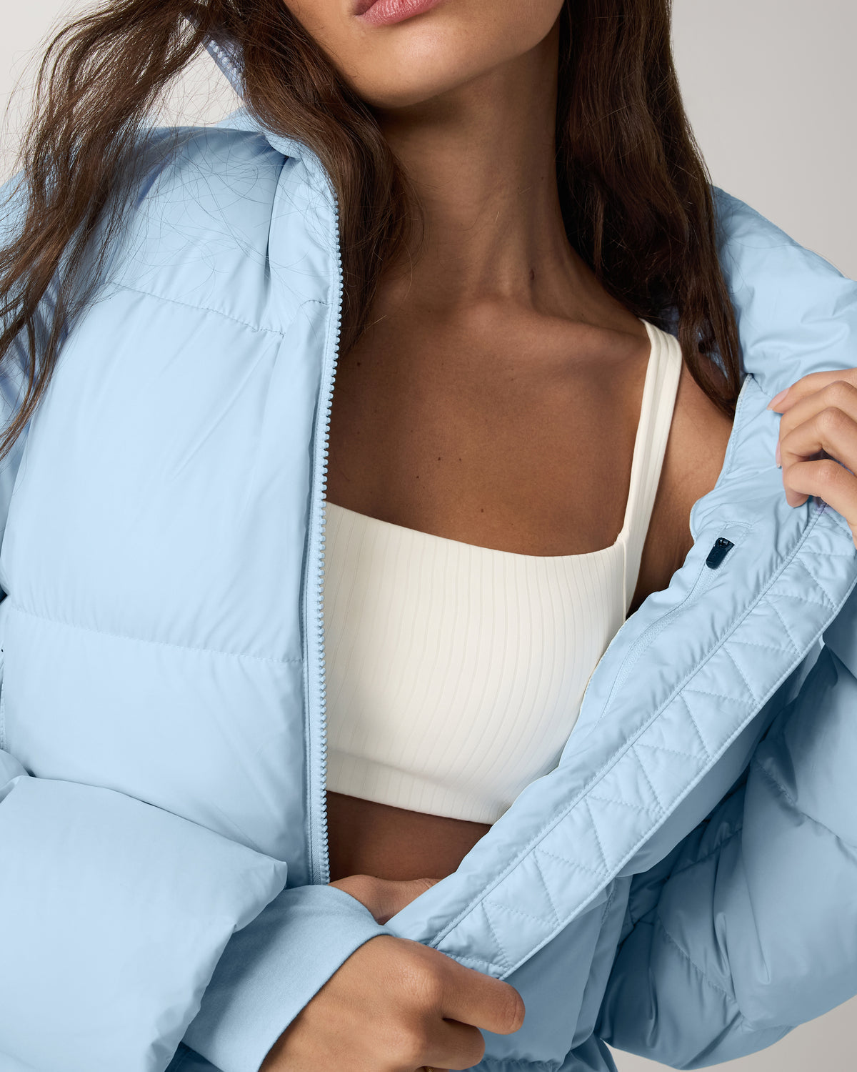 Alta Down Jacket Women's Crystal Blue Puffer Jacket - Vuori