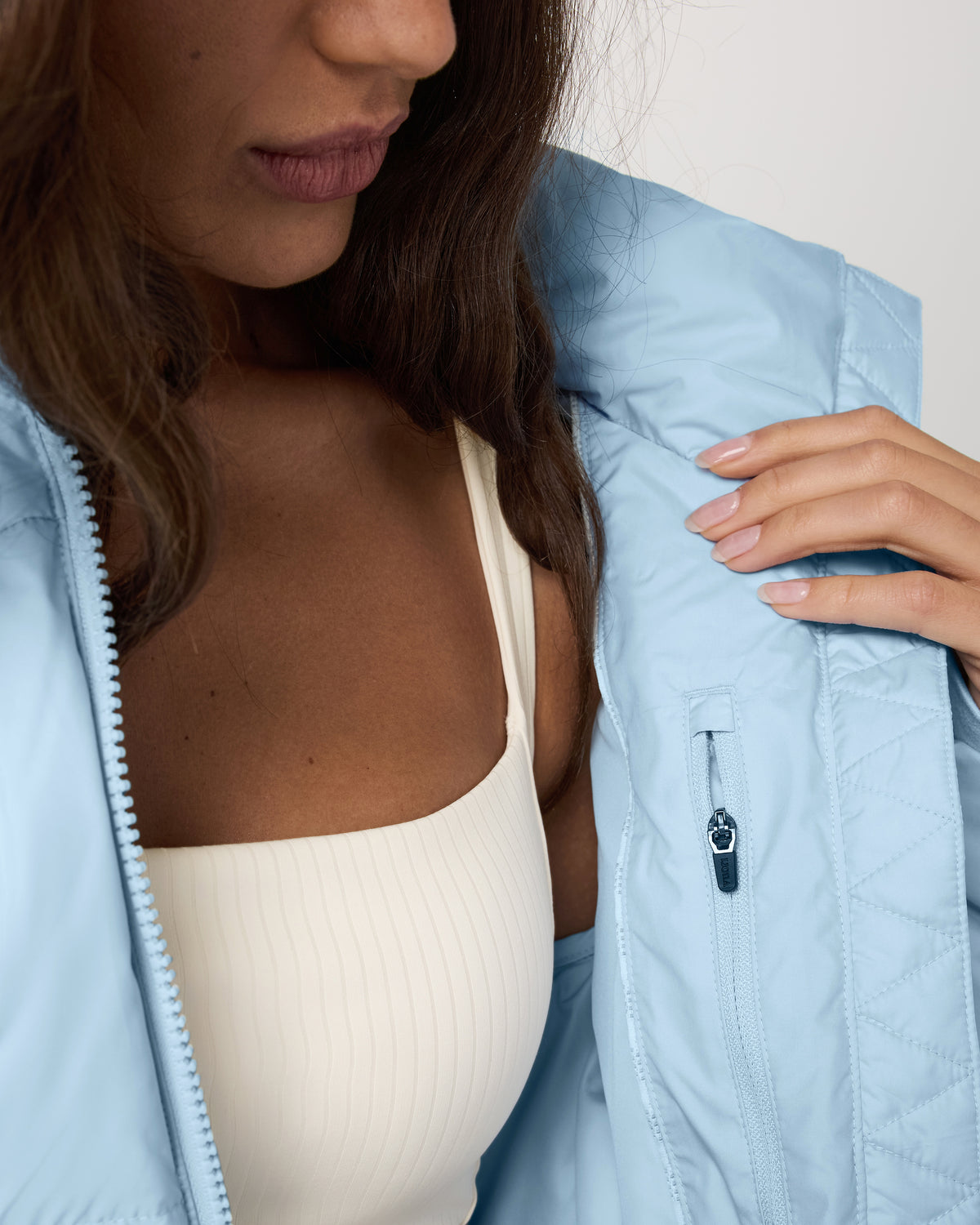 Alta Down Jacket Women's Crystal Blue Puffer Jacket - Vuori