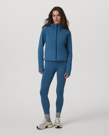 Chilled Out Full Zip Women's Lagoon Training Jacket - Vuori