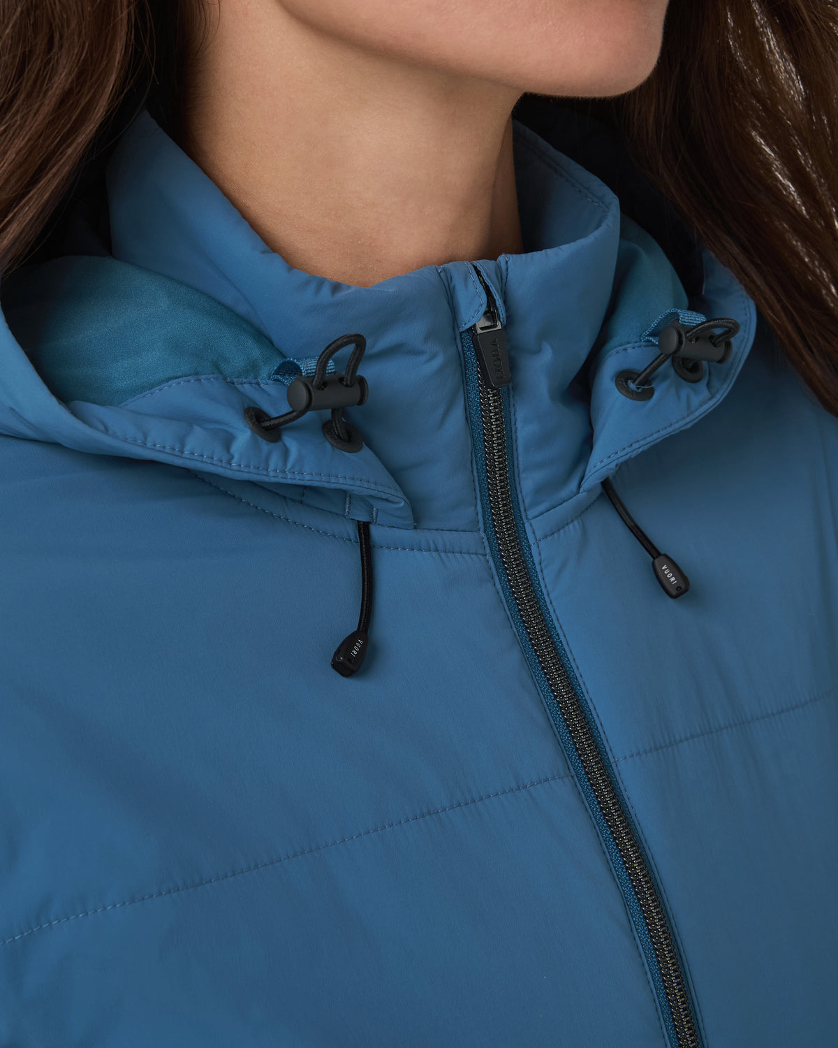 Chilled Out Full Zip Women's Lagoon Training Jacket - Vuori