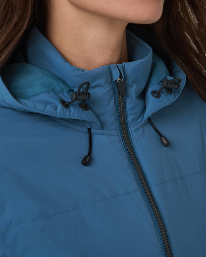 Chilled Out Full Zip Women's Lagoon Training Jacket - Vuori