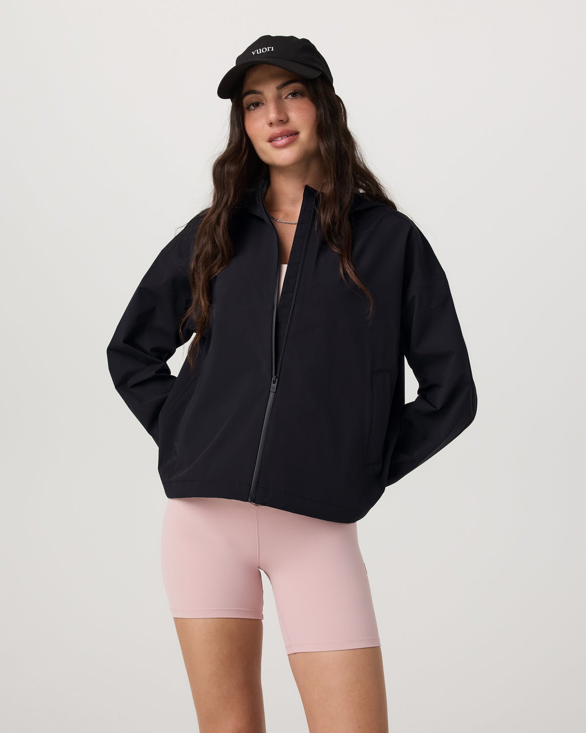 Nomadic Packable Rain Shell Women's Black Jacket - Vuori