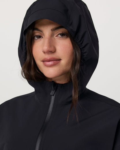 Nomadic Packable Rain Shell Women's Black Jacket - Vuori