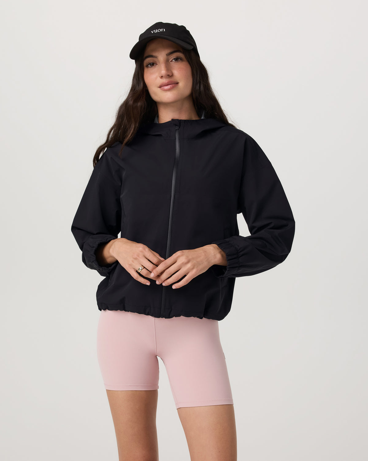 Nomadic Packable Rain Shell Women's Black Jacket - Vuori