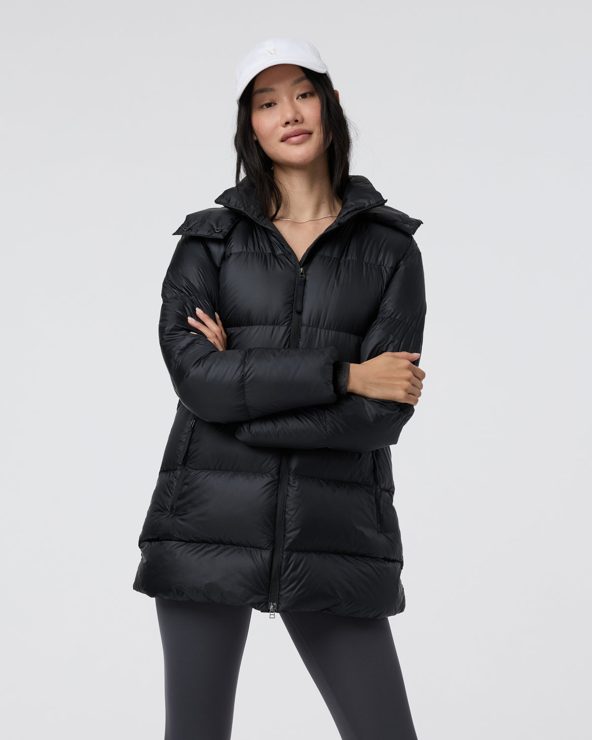 Vail Long Down Jacket Women's Black Jacket - Vuori