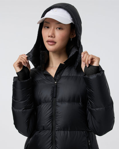 Vail Long Down Jacket Women's Black Jacket - Vuori