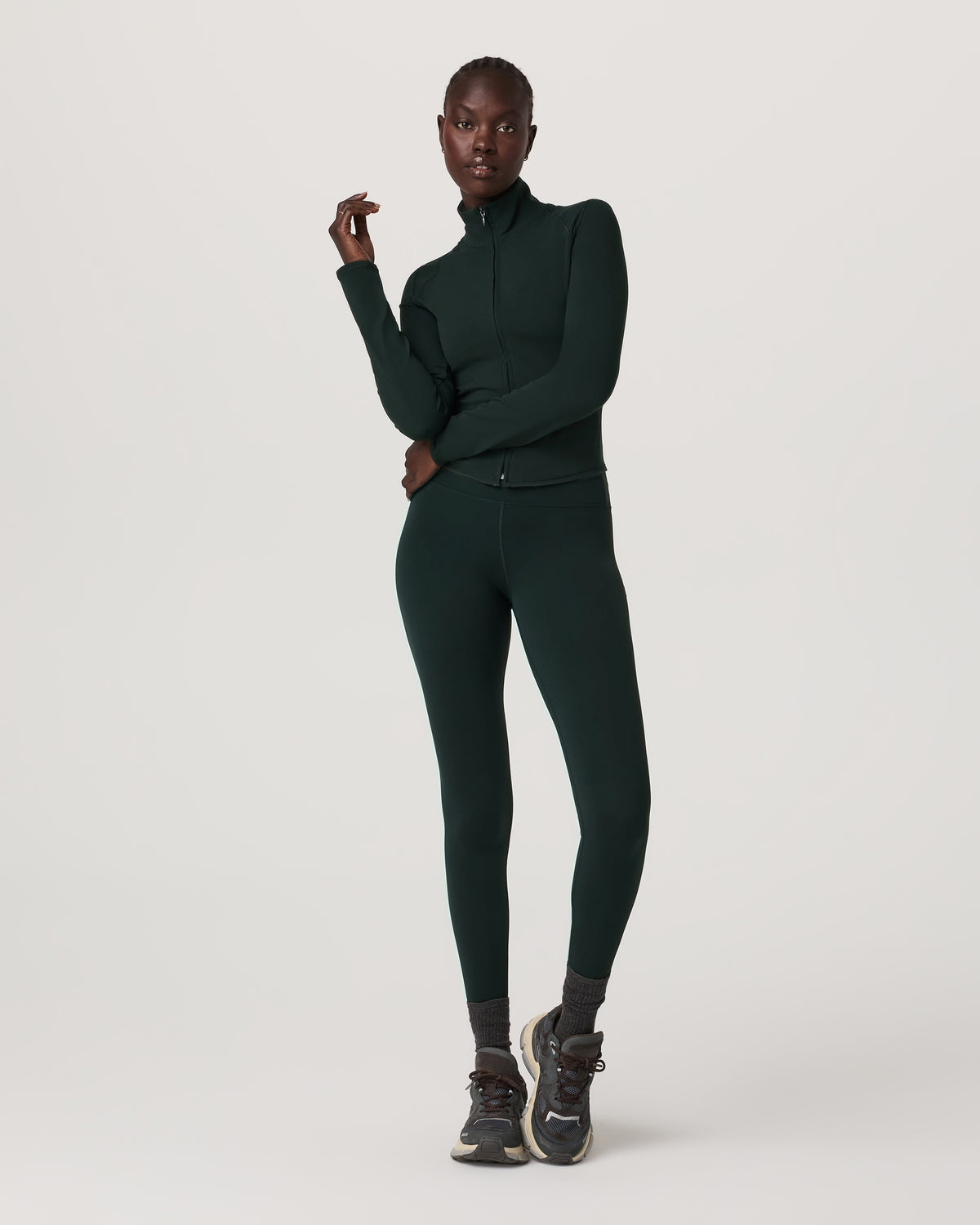 Vuori AllTheFeels™ Full Zip Women's Evergreen Jacket - Vuori