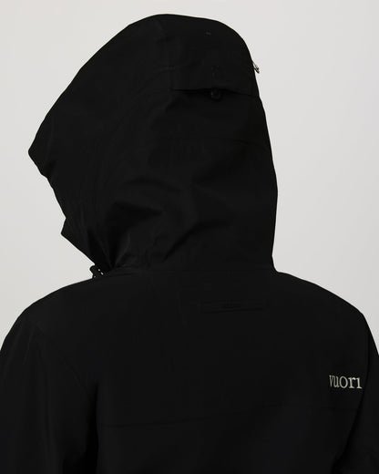 Women's Taika Snow Shell Black Ski/Board Jacket - Vuori