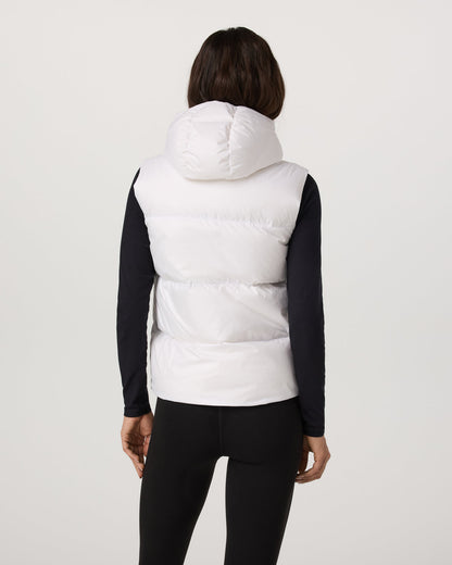 Alta Down Vest Women's White Sleeveless Vest - Vuori