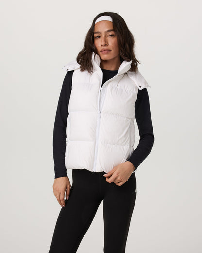 Alta Down Vest Women's White Sleeveless Vest - Vuori