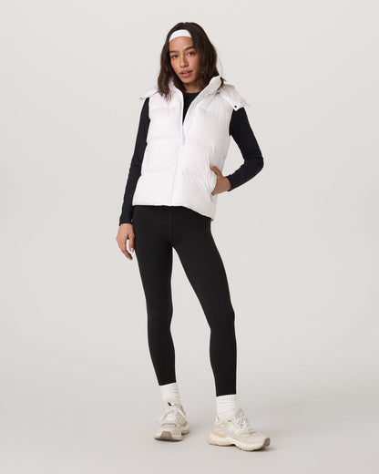 Alta Down Vest Women's White Sleeveless Vest - Vuori