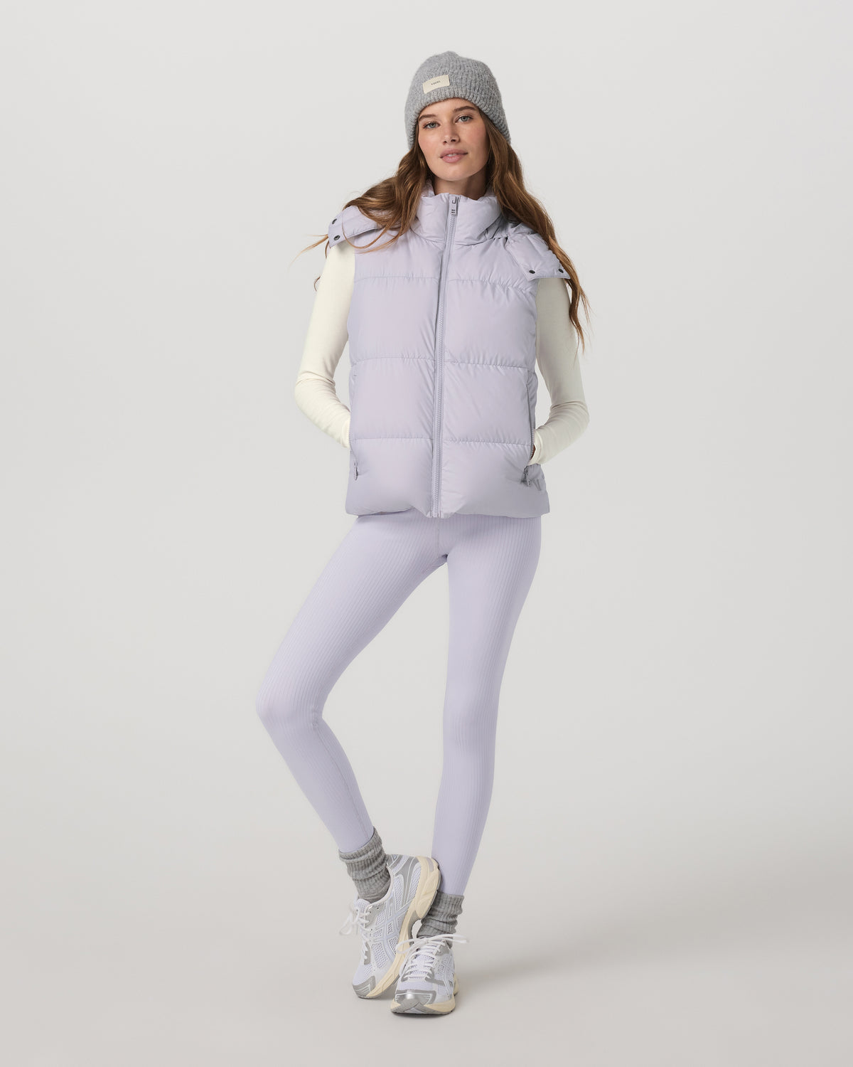Alta Down Vest Women's Lavender Ice Sleeveless Vest - Vuori