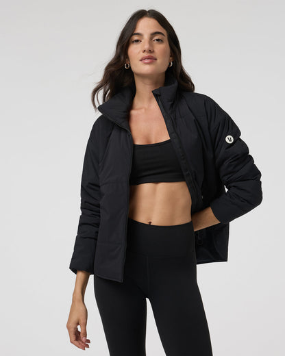 Canyon Insulated Jacket Black Lightweight Jacket - Vuori