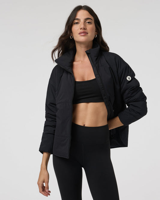 Canyon Insulated Jacket Black Lightweight Jacket - Vuori