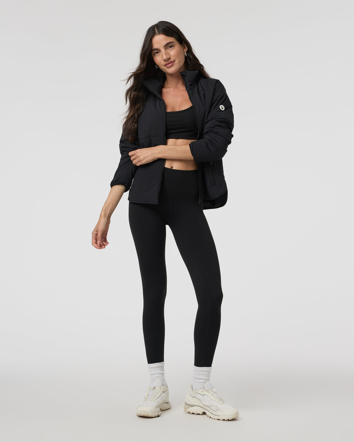 Canyon Insulated Jacket Black Lightweight Jacket - Vuori