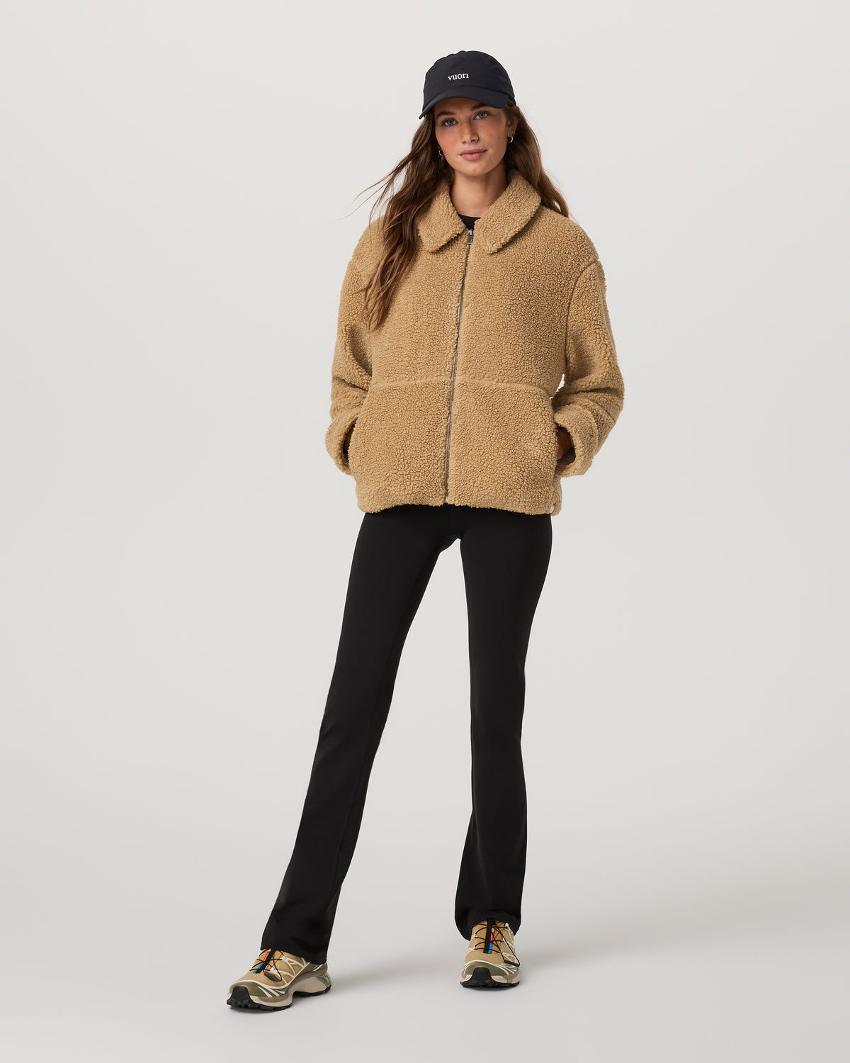 Lou Full Zip Jacket Women's Butterscotch Fleece Jacket - Vuori